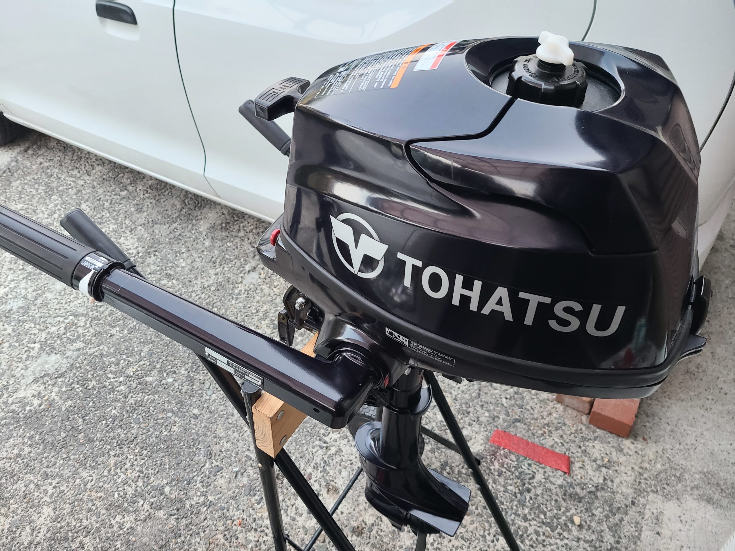 トーハツ 2馬力 改造 3.5馬力 船外機